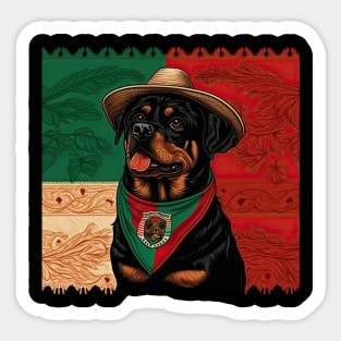 Rottweiler 5th of May Sticker